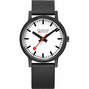 Mondaine Essence Watch Zwart 41 mm