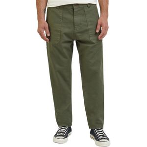 Lee Fatigue Relaxed Fit Jeans Groen 28 / 32 Man