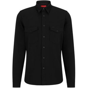 Hugo Epaz 10242419 01 Long Sleeve Shirt Zwart 42 Man
