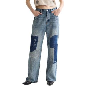 Scotch & Soda The Deep Loose Fit Lage Taille Broek