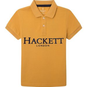 Hackett Logo Short Sleeve Polo Geel 3 Years Meisje