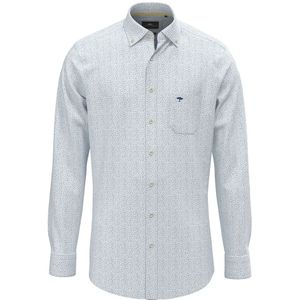 Fynch Hatton Flower Print Mix Overhemd Met Lange Mouwen