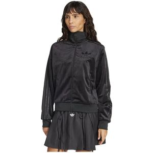 adidas - Track Top - Dames - Zwart - Velours - Normale Pasvorm