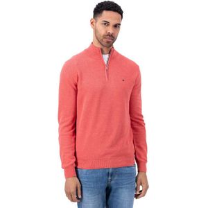 Fynch Hatton 1413222 Half Zip Sweater Rood XL Man