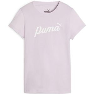 Puma Ess+ Blossom Script Short Sleeve T-shirt Paars S Vrouw