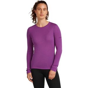 Icebreaker - W Merino 175 Everyday LS Crewe - Thermokleding - Paars