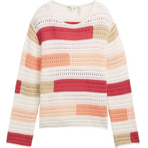 Tom Tailor Knit Open Structure Sweatshirt