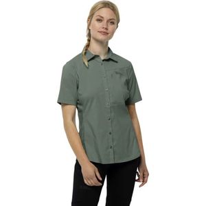 Jack Wolfskin - Heidetal - Overhemd - Korte Mouwen - Ademend - Vochtregulerend - UV-bescherming