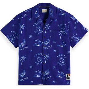 Scotch & Soda 175506 Overhemd Met Korte Mouwen