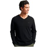 Superdry Essential Embroidered Knit Short Sleeve T-shirt Zwart S Man