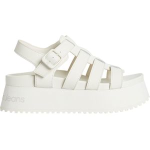 Calvin Klein Jeans Platform Bule Rubber Mg Mtl Sandalen