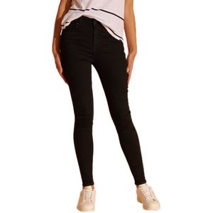 Superdry High Rise Skinny Jeans Zwart 24 / 30 Vrouw