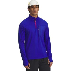 Under Armour - Launch - Training Top - Zwart - 1/4 Rits