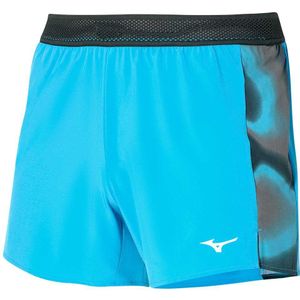 Mizuno Premium Aero Split 4.5 Inch Shorts Blauw S Man
