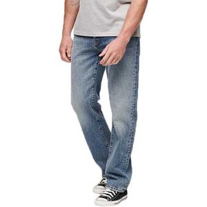 Superdry Vintage Straight Fit Jeans Blauw 30 / 32 Man