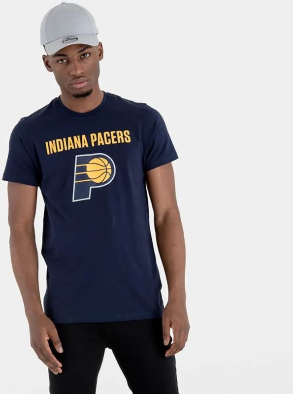 New Era - Indiana Pacers - T-shirt - Geel - Katoen