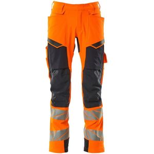 Mascot Accelerate Safe Broek met kniezakken 19279-510 - hi-vis oranje/donkermarine