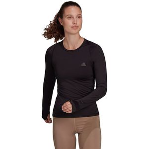 Adidas Run Fast Long Sleeve T-shirt Zwart XS Vrouw