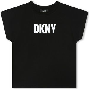 Dkny D60086 Short Sleeve T-shirt Zwart 4 Years