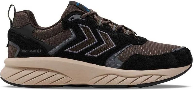 Sport - Sportschoen - Zwart - Leer - Mesh - Suède - Ronde Neus