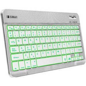Bluetooth-Toetsenbord Subblim SUB-KBT-SMBL30 Multicolour Zilverkleurig Qwerty Spaans QWERTY