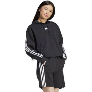 Adidas Future Icons 3 Stripes Hoodie Zwart M Vrouw