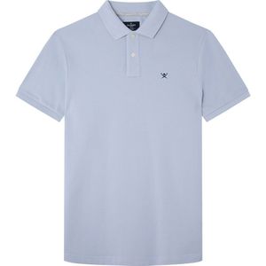 Hackett Slim Fit Logo Short Sleeve Polo Blauw M Man
