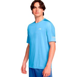 Under Armour Tech Utility T-shirt Met Korte Mouwen Blauw S Man