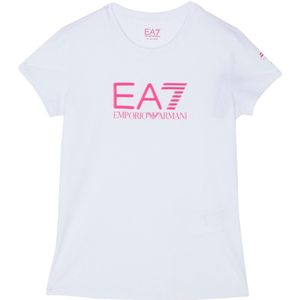 Ea7 Emporio Armani 8nft01 Short Sleeve T-shirt Wit 8 Years Meisje