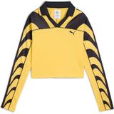 Puma - Road To Unity - T-shirt - Geen Kleur - 100% Gerecycled Polyester, Lange Mouwen, Slim Fit