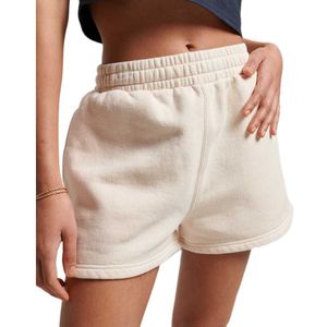 Superdry Vintage Wash Sweat Shorts Beige XL Vrouw