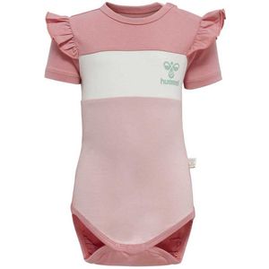 Hummel Isla Short Sleeve Body Roze 0-1 Months Meisje