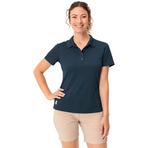 Vaude Essential Short Sleeve Polo Blauw 48 Vrouw
