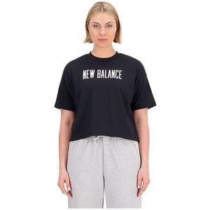 New Balance Relentless Heathertech Cropped T-shirt Met Korte Mouwen