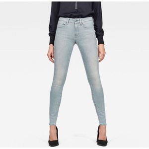 G-star 3302 Deconstructed Mid Waist Skinny Jeans Blauw 26 / 32 Vrouw