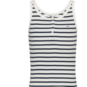 Tommy Jeans Button Mouwloos T-shirt