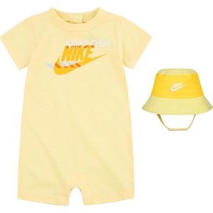 Nike Kids Set Nsw Pe Infant Short Sleeve Body Geel 24 Months Jongen