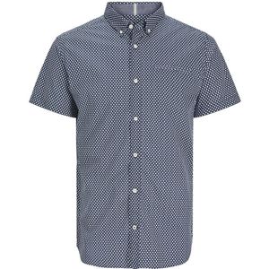 Jack & Jones Jack Print Short Sleeve Shirt Blauw XL Man