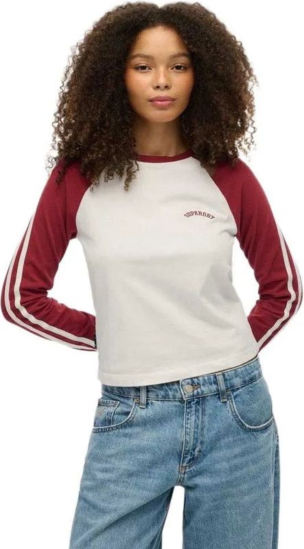 Superdry - Essential Logo Retro - T-shirt - Met Lange Mouwen