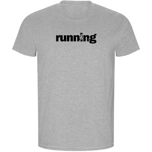 Kruskis Word Running Eco Short Sleeve T-shirt Grijs 2XL Man