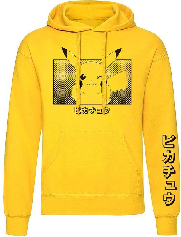 Heroes Pokemon Pikachu Katakana Hoodie