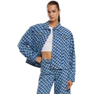 Urban Classics - 80's - Damesjas - Oversized - Denim