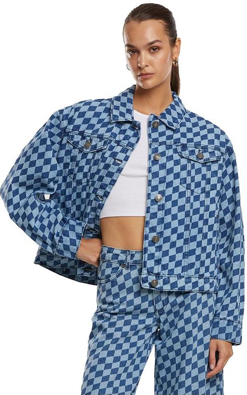 Urban Classics - 80's - Damesjas - Oversized - Denim