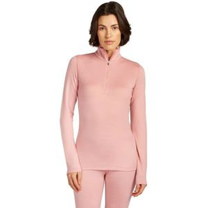 Icebreaker - 260 Tech L/S Half Zip - Merino-ondergoed - Roze