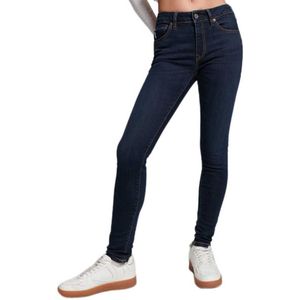 Superdry Vintage Mid Rise Skinny Jeans Blauw 30 / 30 Vrouw