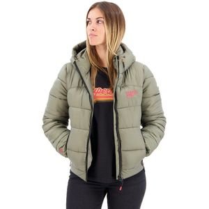Superdry Sports Puffer Jacket Groen L Vrouw