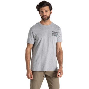 Craghoppers Lucent Short Sleeve T-shirt Grijs M Man