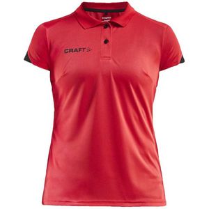 Craft Pro Control Impact Short Sleeve Polo Rood XS Vrouw