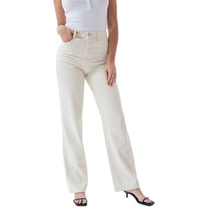 Salsa Jeans High Rise Straight Cru Jeans Wit 29 / 32 Vrouw