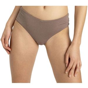 Roxy - Lasca Bikinibroekje - Zwart - Getextureerde Lurex Stof